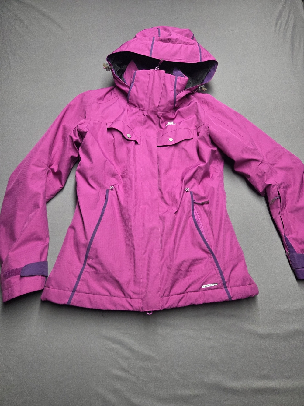 Women’s Magenta Waterproof Hooded Jacket